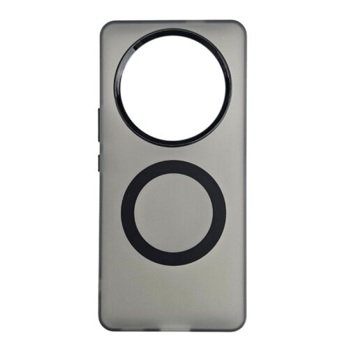 Silikonska futrola Magsafe FLURO COLOR Honor Magic 8 Lite CRNA Slike