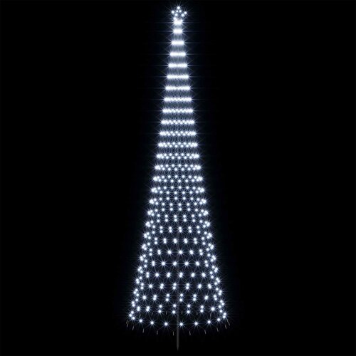 LED božićno drvce 500 cm 550 LED lampica Hladno bijela Željezo Slike