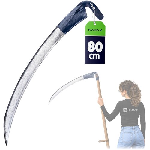 KADAX Ročno kovana, naostrena kosa, 80 cm, trava, kovina, trdna, močna, vrtna, gozdna, (5000346299) Cene