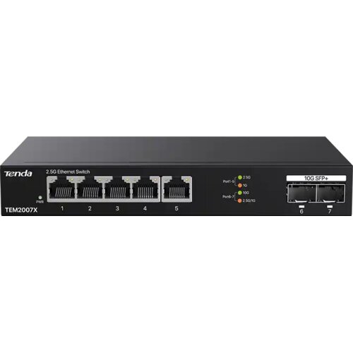 Tenda stikalo 2,5 Giga 5-port 2x SFP+ TEM2007X Cene