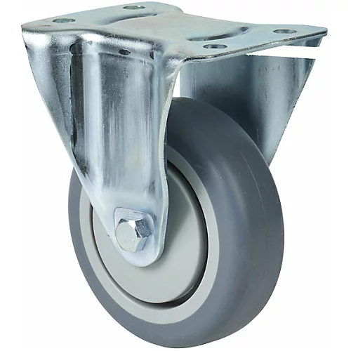  Nadomestno kolo za voziček iz umetne mase, Ø 100 x 32 mm, fiksno kolo