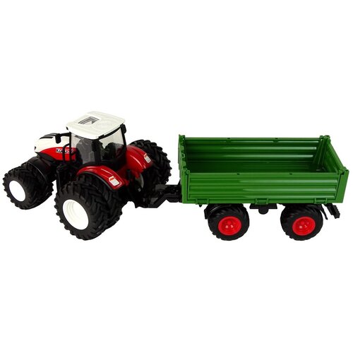 Rc traktor s prikolicom 1:24 crveno-zeleni Slike