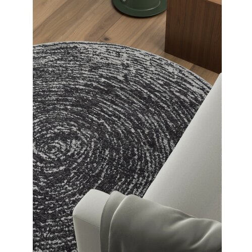 Hanse Home Siva okrogla preproga &amp;oslash; 120 cm Gloria Cavallo &amp;ndash; Slike