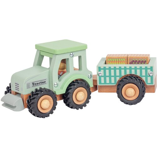 New Classic Toys Traktor s prikolico in tovorom Cene
