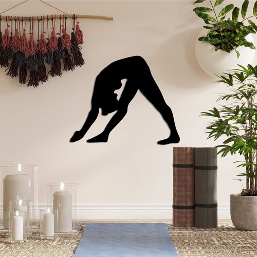 Wallity zidna dekoracija Yoga 14, 55x45cm, Crna Slike