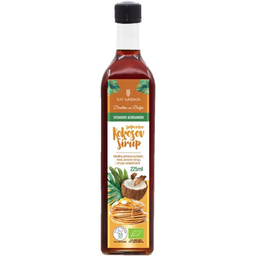 Just Superior Superior organski kokos sirup 225 ml Slike