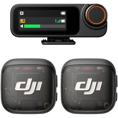 Dji mikrofon, Mic 3 (2TX + 1RX + CC), prenos zvuka do 250 m, 5,5 sati snimanja, 48 kHz 24 bita, OLED displeј, crna Cene