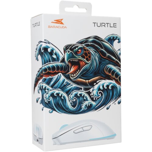 Baracuda Turtle BGM-122 bežični mi&amp;scaron; 3200 DPI, bijeli Slike