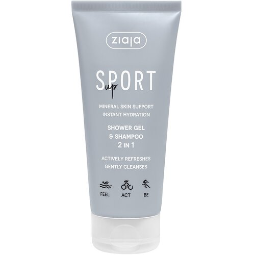 Ziaja Sport Up Shower Gel &amp;amp; Shampoo &amp;scaron;ampon in gel za prhanje 2v1 200 ml Slike