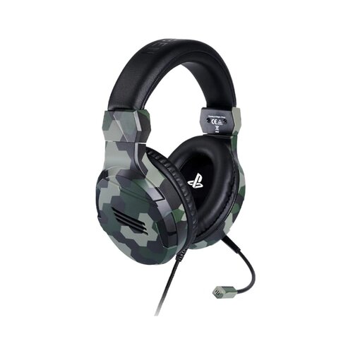 Bigben Interactive V3 Camo Green gejmerske slu&amp;scaron;alice za PS4 Slike