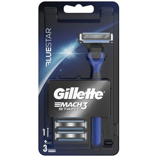 Gillette mach 3 start blue muški brijač + 3 dopune Cene
