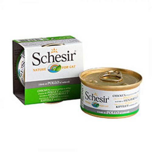 Schesir cat piletina u sopstvenom soku 85gr Slike