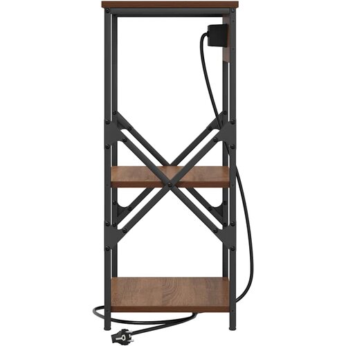  Noćni ormar Smeđi hrast 41 x 31 x 76 cm Konstruirano drvo Slike