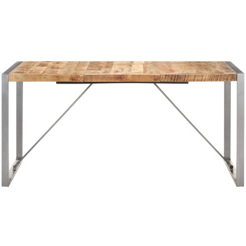  Blagovaonski stol 160x80x75 cm od masivnog grubog drva manga Slike
