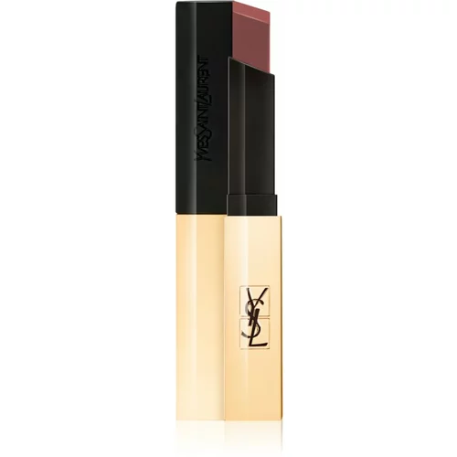 Yves Saint Laurent Rouge Pur Couture The Slim tanka matirajoča šminka z usnjenim učinkom odtenek 6 Nu Insolite 2,2 g