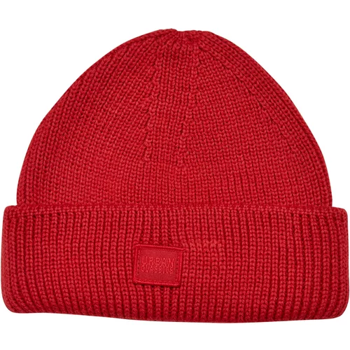 Urban Classics Accessoires Knitted Wool Beanie - Red