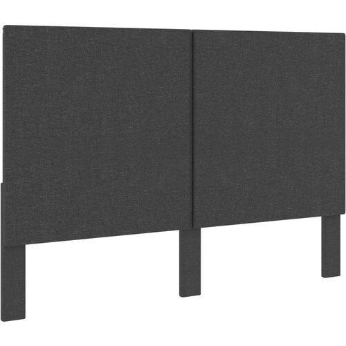 VidaXL Posteljno vzglavje temno sivo blago 180x200 cm, (20643954) Slike