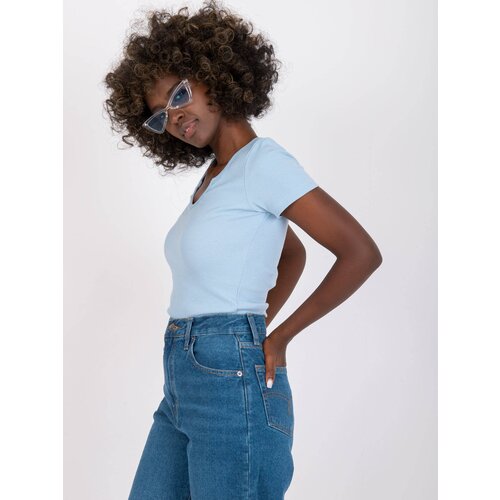 Och Bella Blouse blue BL-006.blue Slike