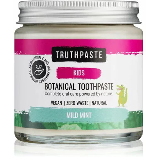 Truthpaste Kids Mild Mint naravna zobna pasta za otroke meta 100 ml