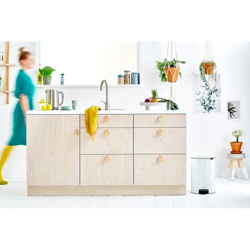 Brabantia Kanta za smeće s pedalom Newicon 20 L s plastičnim unutarnjim dijelom - White Cene