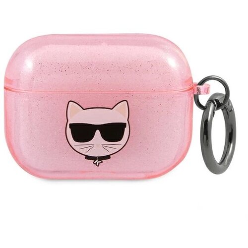 Karl Lagerfeld OVITEK CHOUPETTE GLITTER ZA AIRPODS 3 ROZA, (21834806) Cene