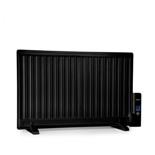 OneConcept wallander, oljni radiator, 800 w, termostat, ogrevanje na olje, ploska izvedba, črna Cene