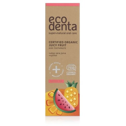 Ecodenta dečija pasta za zube bez fluora COSMOS ORGANIC Slike