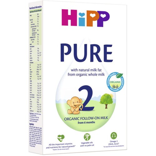 Hipp Pure, ekolo&scaron;ko nadaljnevalno mleko za dojenčke 2, 300 g 1013947 Cene