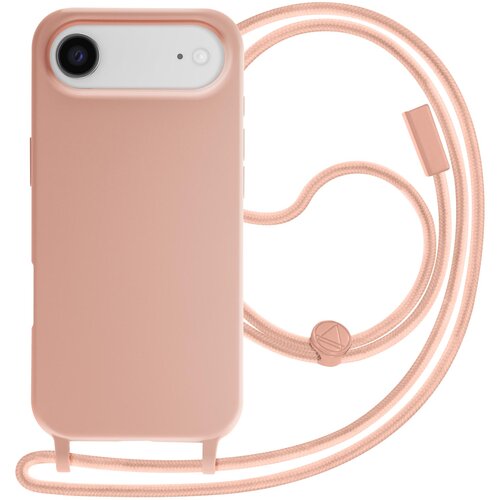 AVIZAR Ovitek za iPhone Air iz silikona Soft Touch z nastavljivo vrvico za okoli vratu, &Scaron;ampanjec roza, (5000189661) Cene