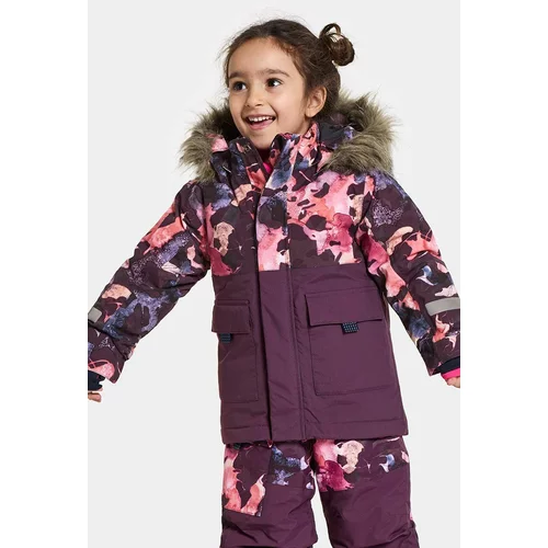 Didriksons Otroška zimska jakna POLARBJÖRN PR PAR roza barva