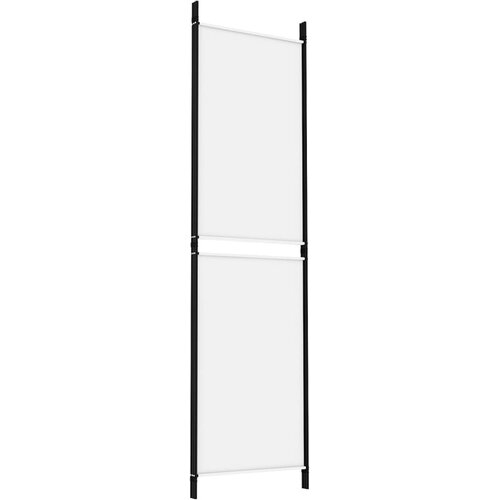  pregrada s 3 panela bijela 150 x 180 cm od tkanine Slike