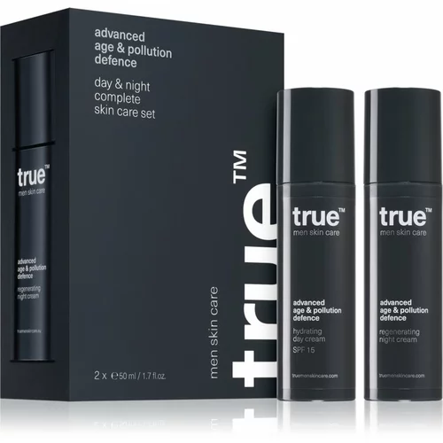 true men skin care Day & night complete skin care set set za njegu lica za dan i noć za muškarce