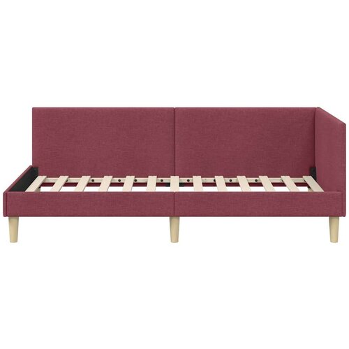  Kutni okvir kreveta Ostalo boja crnog vina 90 x 190 cm Slike