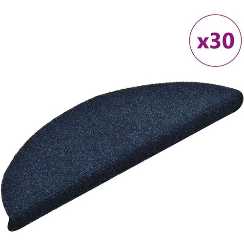  Ljepljivi tepisi za stepenice 30 kom tamnoplave 56x17x3 cm Cene