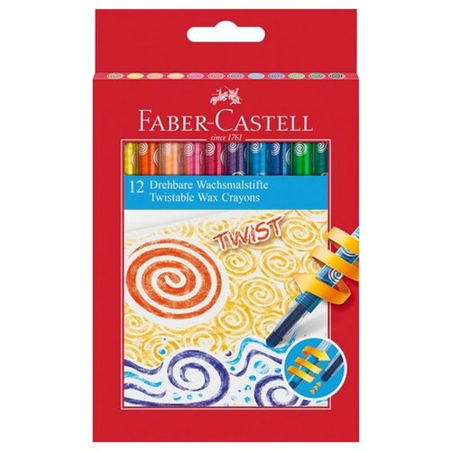 Faber-Castell Faber Castell Twist voštane bojice na povlačenje | Twist 12 kom Cene