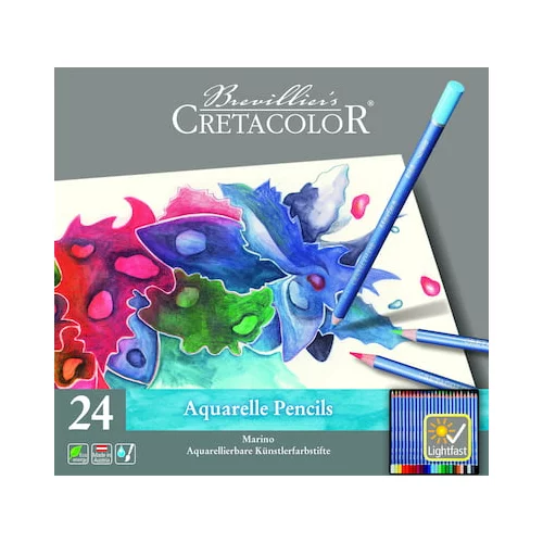 CRETACOLOR Aqua umetniški svinčniki - 24 k.