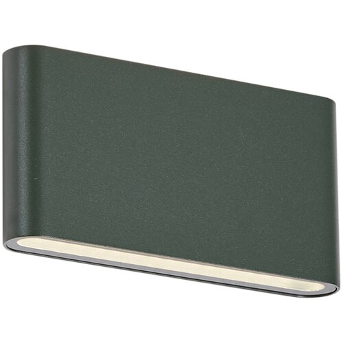 QAZQA Moderna zunanja stenska svetilka temno zelena 17,5 cm vklj. LED IP65 - Batt Slike