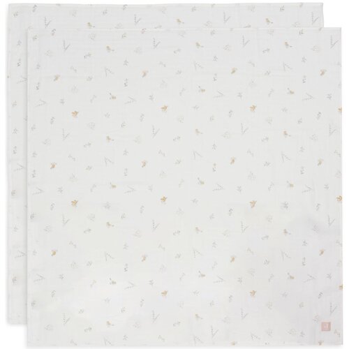 Jollein tetra pelena 2/1 115x115cm Lovely Birds Slike