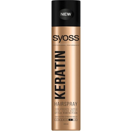 Syoss Professional Performance keratin zaščitni lak za lase z močnim utrjevanjem 300 ml Cene
