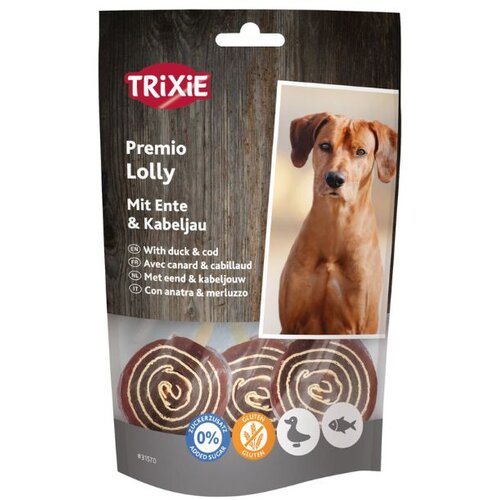 Trixie Pribolj&amp;scaron;ek Premio Lolly z raco s polenovke 11 cm 80 g Slike