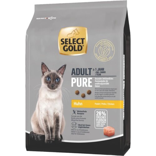 Select Gold Cat Pure Adult piletina 2,5 kg Cijene