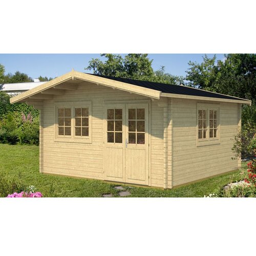 Male kuće Drvena kuća ENZO D 500 × 500 cm sa šindrom Cene