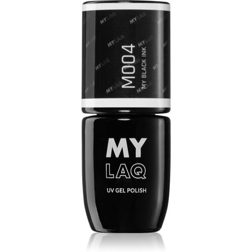 MYLAQ UV Gel Polish gel lak za nohte odtenek My Black Ink 5 ml Slike