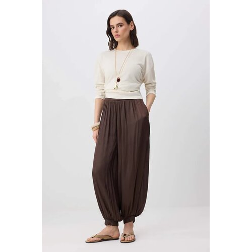 Trendyol ženske pantalone, braon Cene