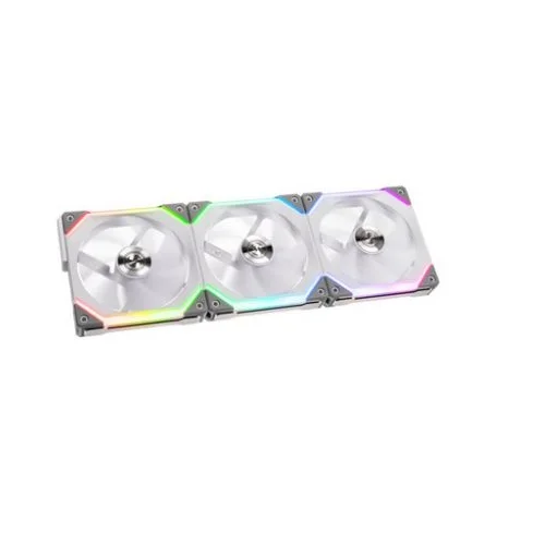 Lian Li Ventilator za ohišje UNI FAN SL120 RGB PWM 120mm, 3 pack + kontroler, bel