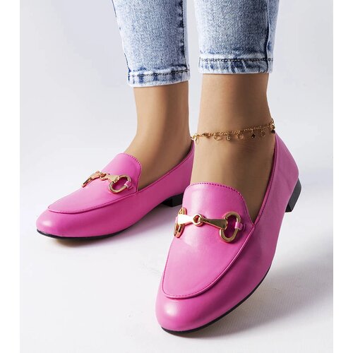 Gemre Pink loafers with a buckle Philip Cene