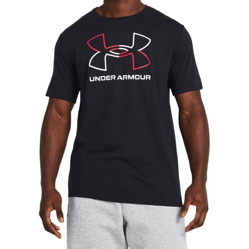 Under Armour Majica Ua Gl Foundation Update Ss 1382915-001 Črna Loose Fit Slike