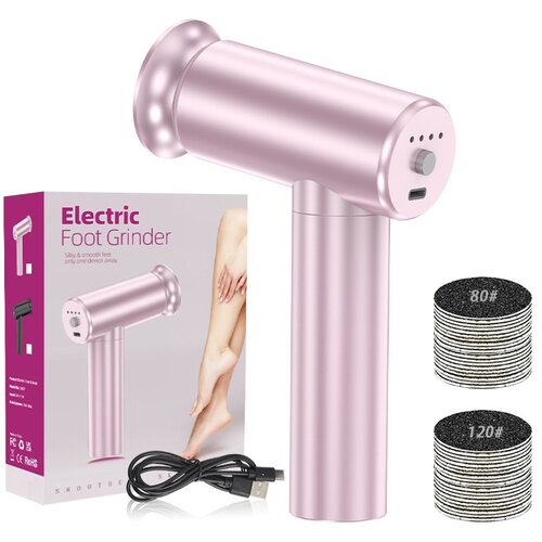 INF Električni mlin za pete - polnilni odstranjevalec žuljev Pink, (5000291603) Cene