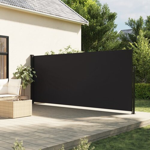 vidaXL Bočna tenda na uvlačenje crna 180 x 500 cm Cijene