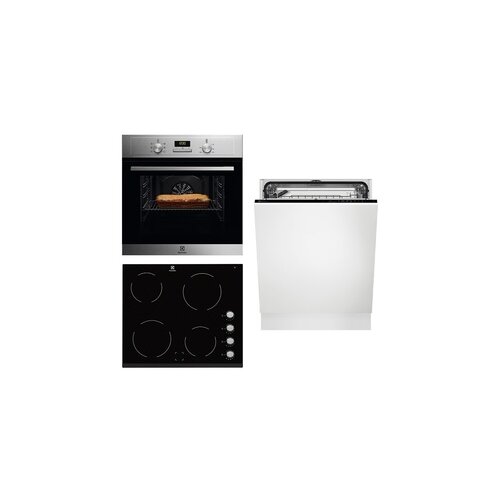 Electrolux ugradni set EOH3H00BX+EHF6140FOK+EEA17110L Slike
